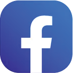 logotyp facebook przekierowujący na stronę facebook Uczelni