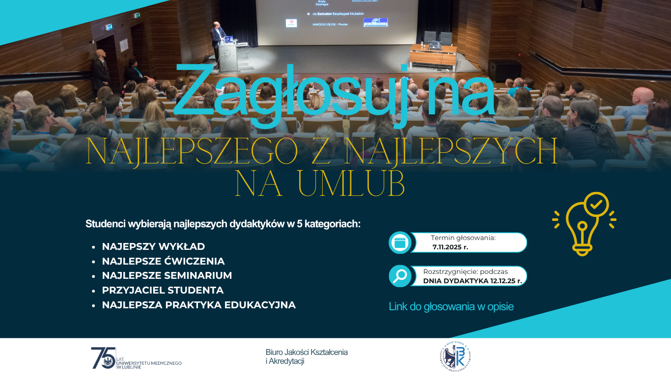 grafika Wybierz najlepszego dydaktyka UMLub