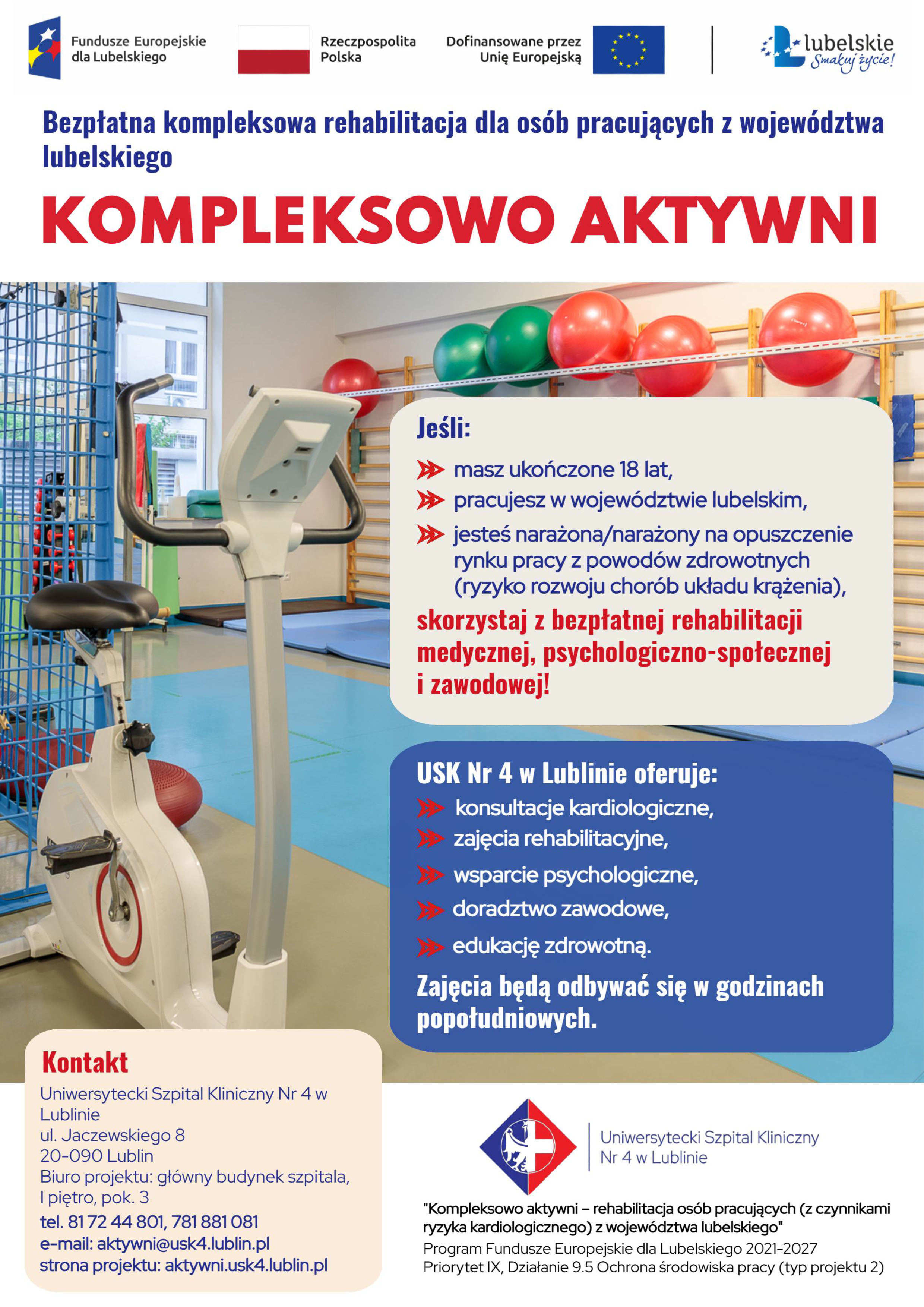 plakat przedstawiający szczegóły projektu 
