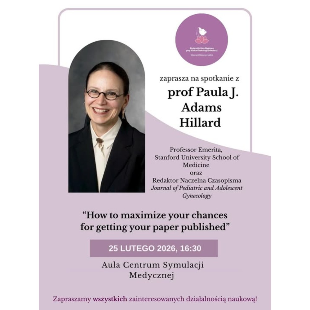 Prof. Paula J. Adams Hillard from Stanford University School of Medicine