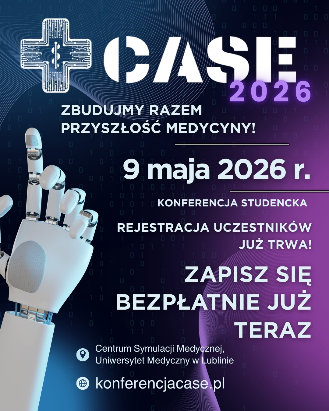 Konfreencja CASE2026 w Centruum Symulacji Medycznej w Lublinie