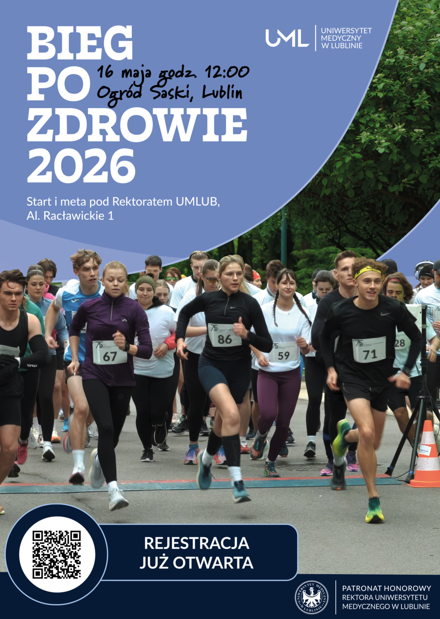 Plakat Bieg po Zdrowie 2026