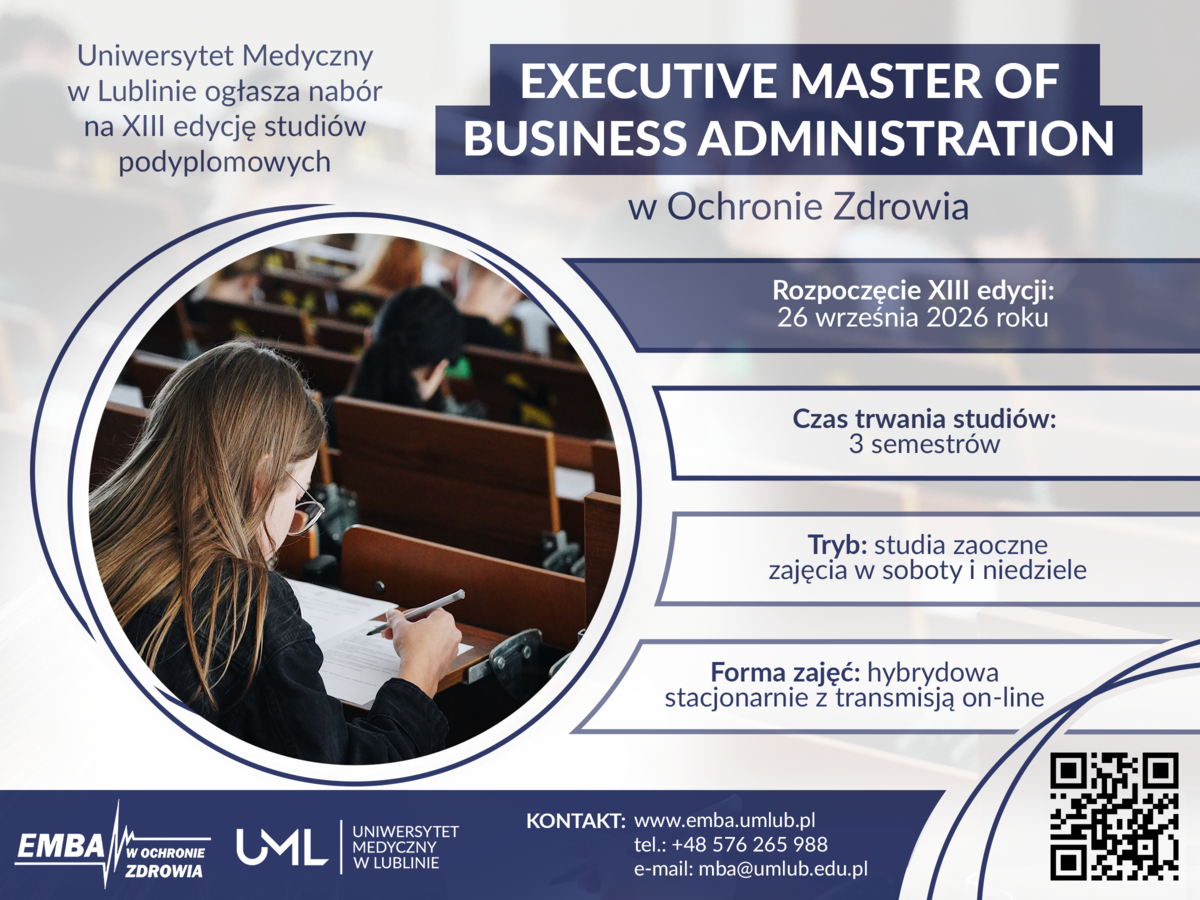 grafika studia podyplomowe EMBA w ochronie zdrowia