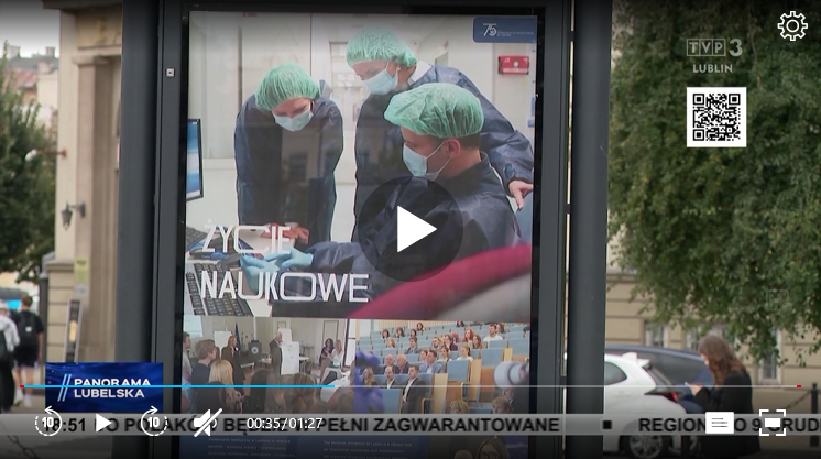 zrzut ekranu z progamu tvp o wystawie