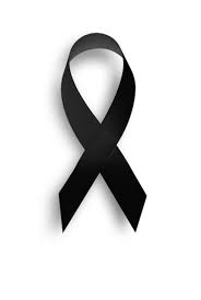 wstążka oznaczająca żałobę