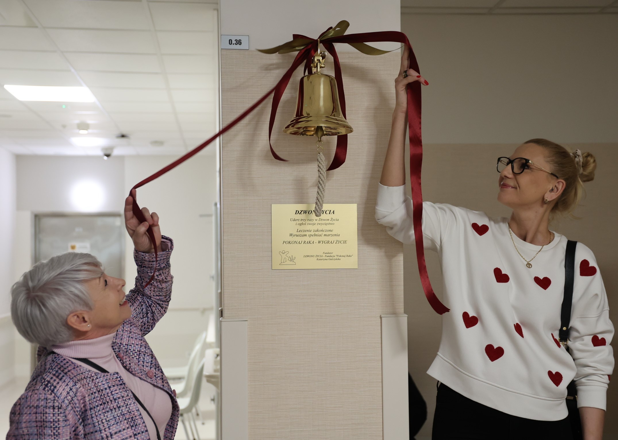 Odsłonięcie Dzwonu Życia i Nadziei