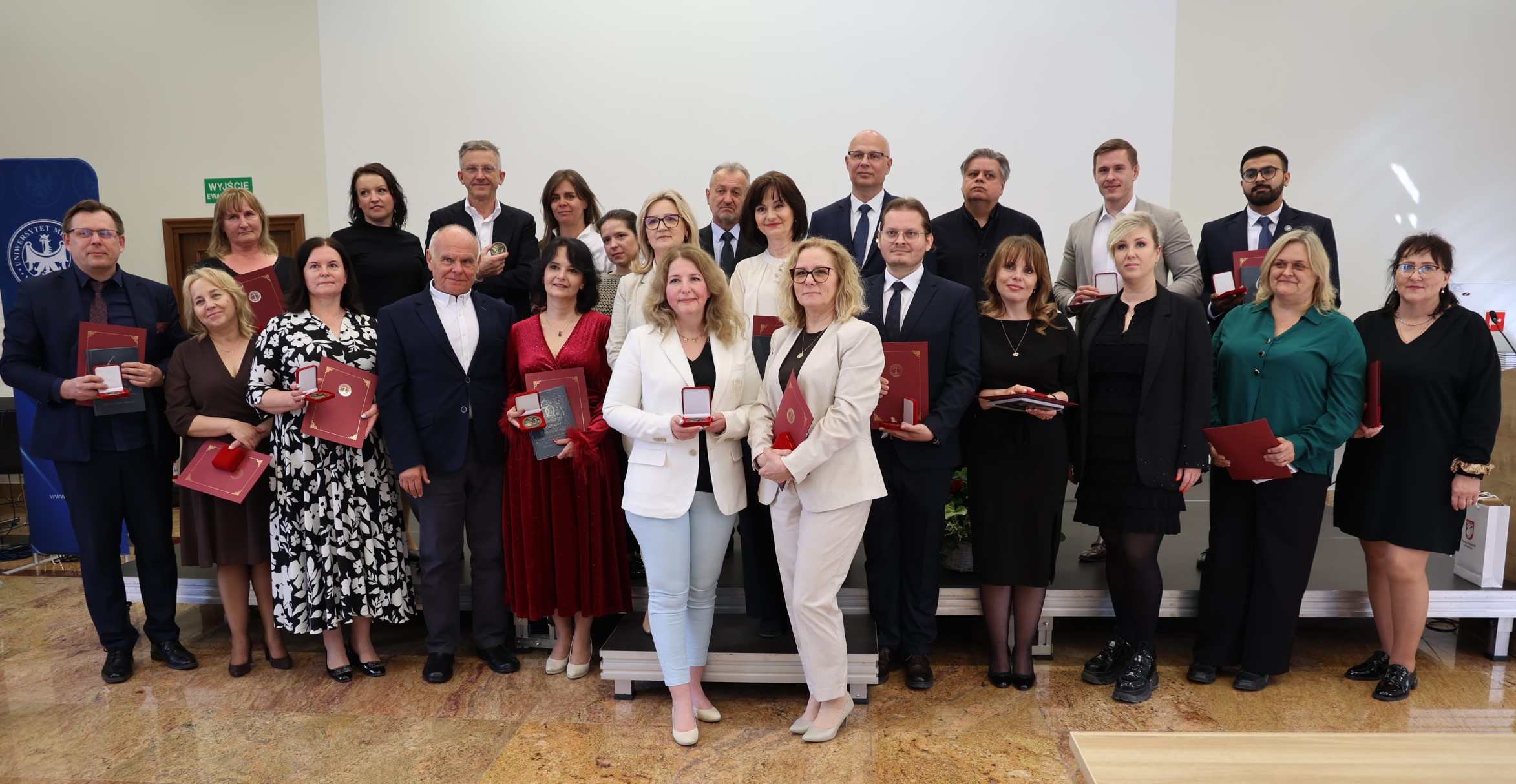odznaczeni podczas jubileuszu 60-lecia Kliniki Rehabilitacji USK 4