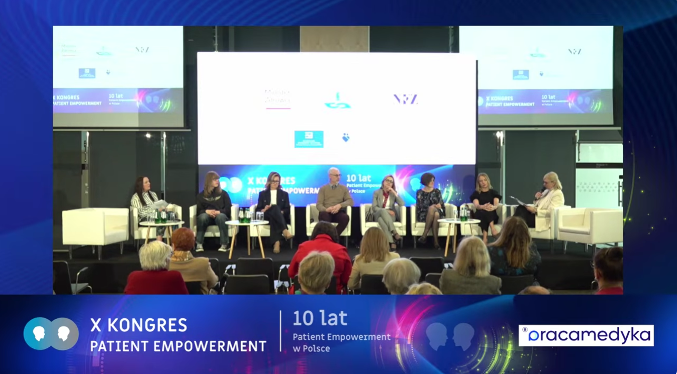 Prof. Magdalena Chrościńska-Krawczyk na X Kongresie Patient Empowerment