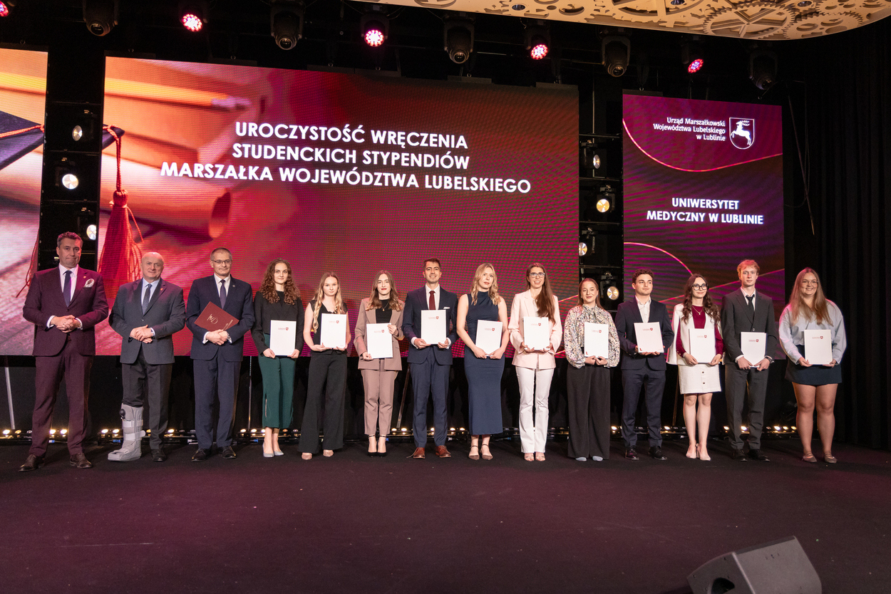 Studenccy stypendyści marszałka woj. lubelskiego z UMLUB