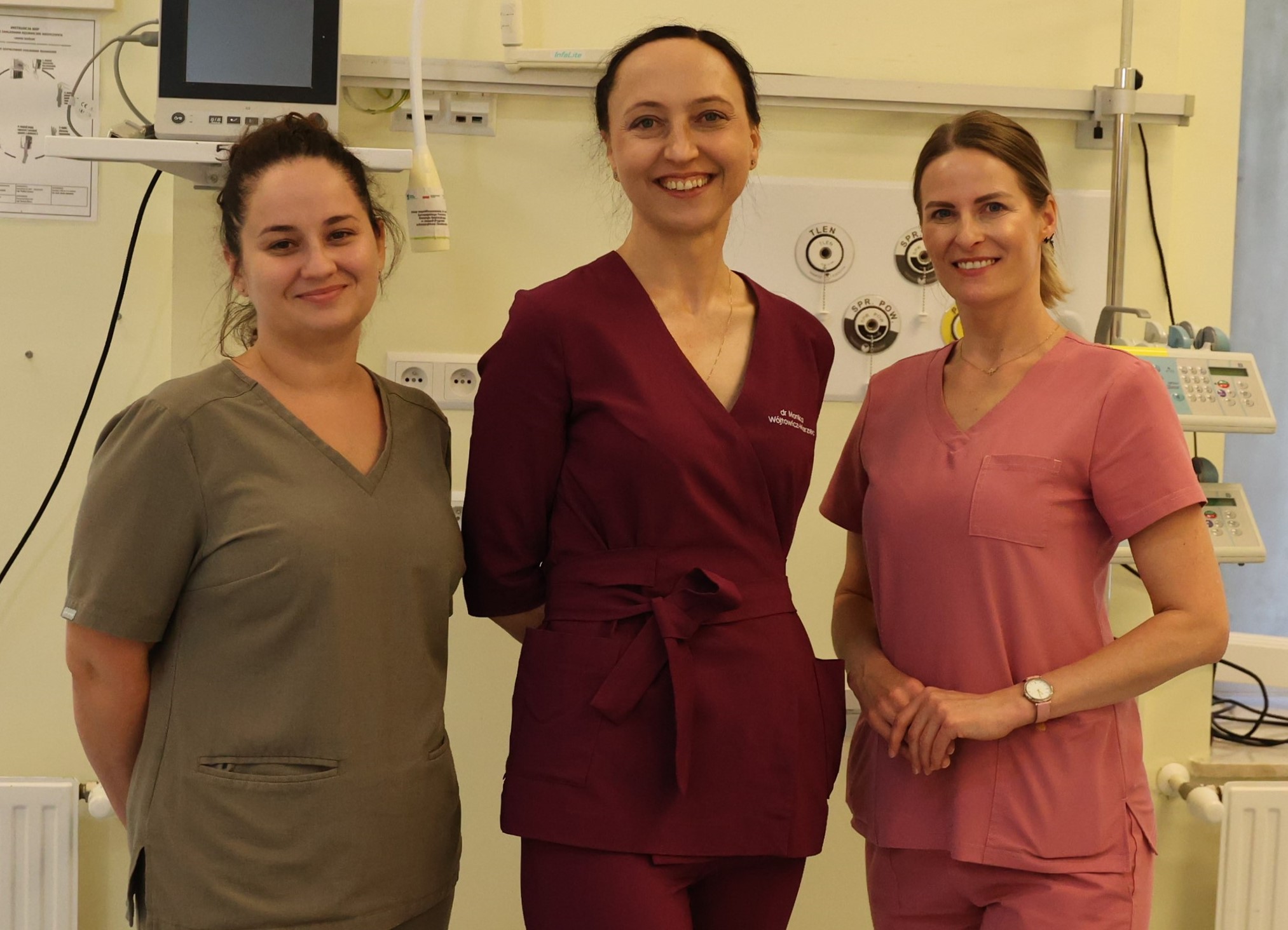 od lewej: Katarzyna Zielińska, dr Monika Wójtowicz-Marzec i lek. med. Monika Dobrowolska