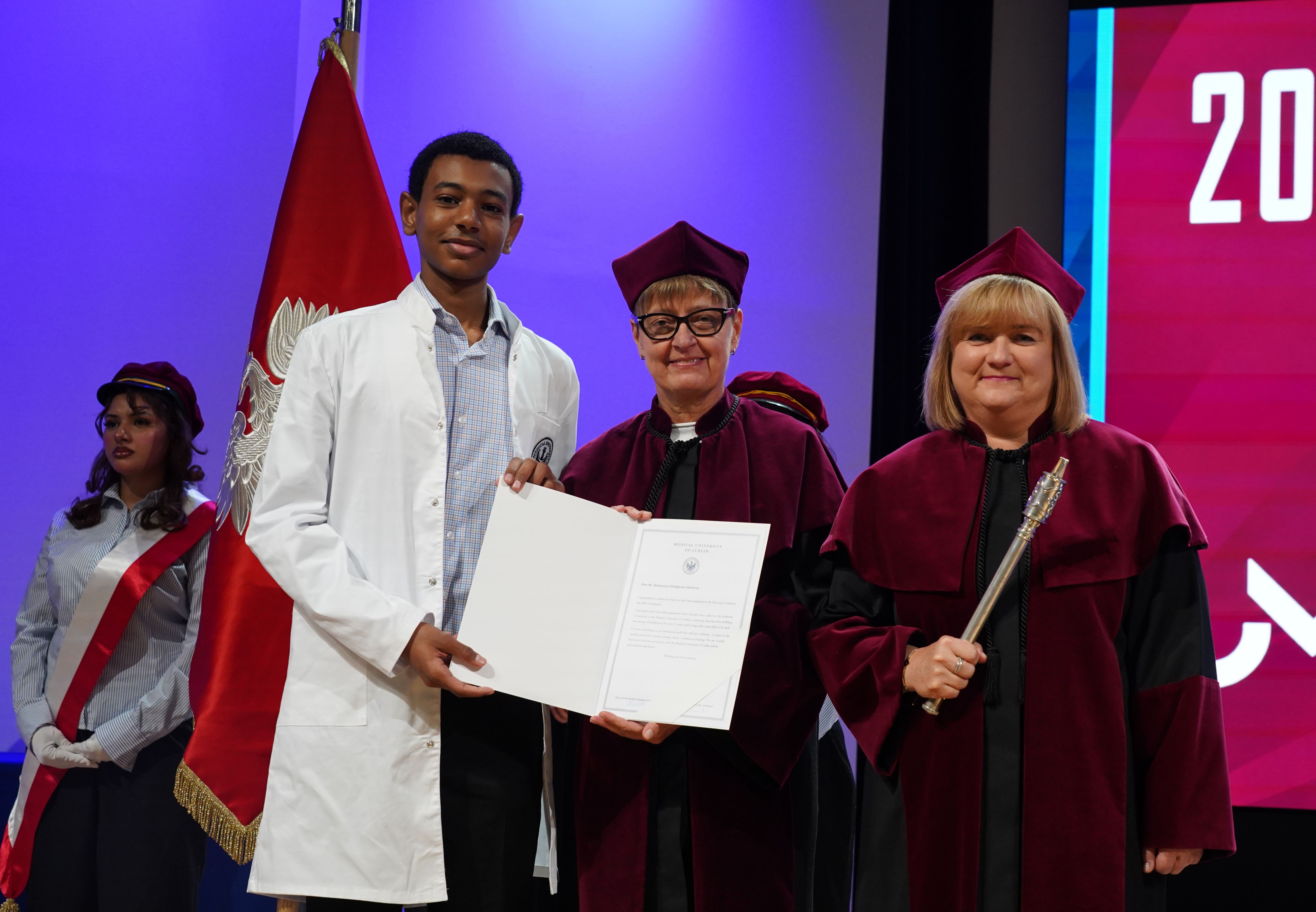 Ceremonia Białego Fartucha studentów English Division 